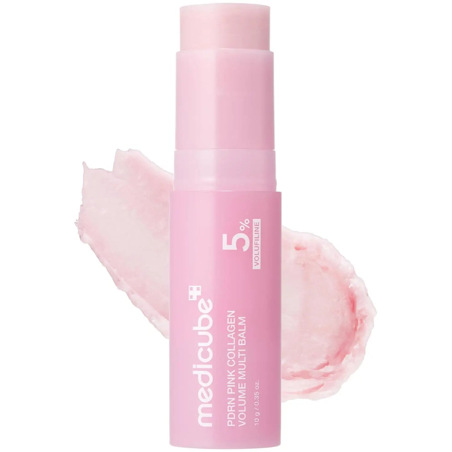 Medicube PDRN Pink Collagen Volume Multi Balm Stick | Volufiline, PDRN, NAD, Collagen | Face & Body Balm for Under-Eyes, Neck